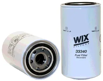 Fuel filter, Spin-On. Фильтр топливный, накручиваемый WIX FILTERS 33340