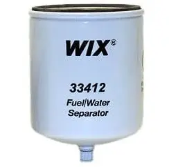 Fuel filter, water separator, Spin-On. Фильтр топливный сепаратор, накручиваемый WIX FILTERS 33412