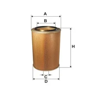 Фільтр повітряний Renault Midliner 6.2D 87-90/Manager 8.8D 91-93 WIX FILTERS 42208E