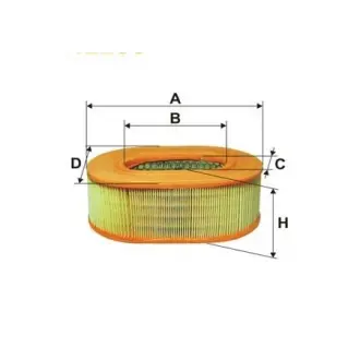 Фільтр повітряний /361 (вир-во WIX-FILTERS) WIX FILTERS 42233
