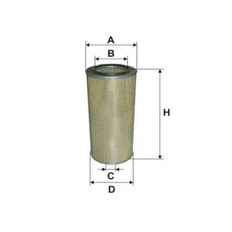 Фильтр воздушный, основной. Фільтр повітряний, первинний. Air filter, primary WIX FILTERS 42393E