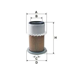 Air filter, finned. Фильтр воздушный с крыльчаткой WIX FILTERS 42477E