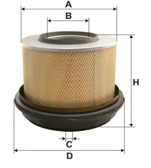 Повітряний фільтр WIX FILTERS 42480E