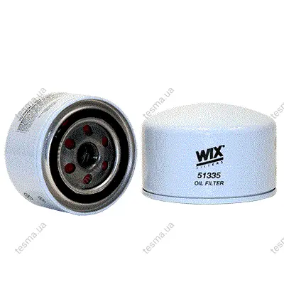 oil filter, spin-on. фильтр масляный, накручиваемый. фільтр масляний, накручуваний WIX FILTERS 51335 - фото 1