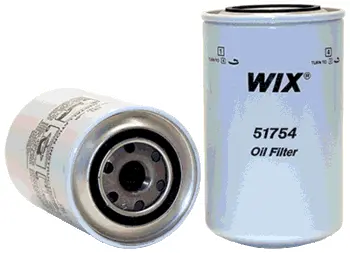 Oil filter, Spin-On. Фильтр масляный, накручиваемый WIX FILTERS 51754