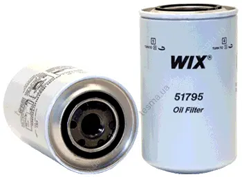 Oil filter, Spin-On. Фильтр масляный, накручиваемый WIX FILTERS 51795 (фото 1)