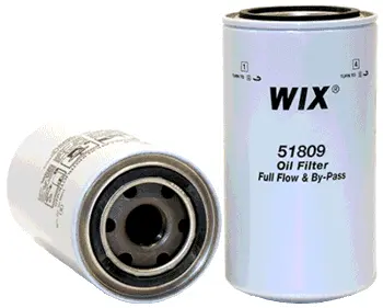 Oil filter, Spin-On. Фильтр масляный, накручиваемый WIX FILTERS 51809