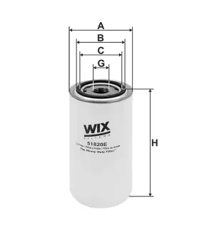 Фильтр масляный (OP 592) WIX FILTERS 51820E