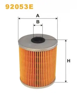 Hydraulic filter, cartridge. Фильтр гидравлический, вставка WIX FILTERS 92053E