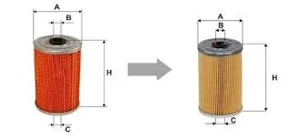 Фильтр масляный, вставка. Фільтр масляний, вставка. Oil filter, cartridge WIX FILTERS 92133E