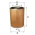 Air filter, primary. Фильтр воздушный, основной WIX FILTERS 93076E (фото 1)