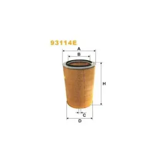 Фільтр повітря WIX FILTERS 93114E