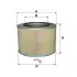 Air filter. Фильтр воздушный WIX FILTERS 93158E (фото 1)