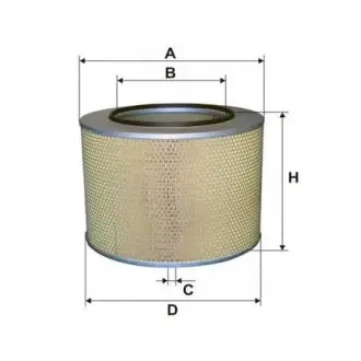 Air filter. Фильтр воздушный WIX FILTERS 93158E