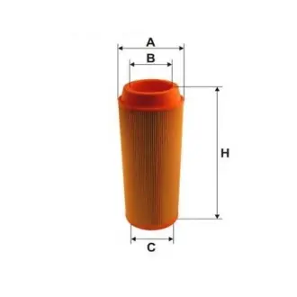 Фильтр воздушный, основной. Фільтр повітряний, первинний. Air filter, primary WIX FILTERS 93213E