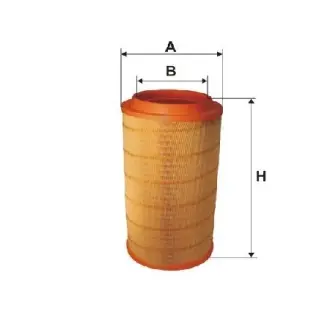 Фильтр воздушный, основной. Фільтр повітряний, первинний. Air filter, primary WIX FILTERS 93318E