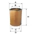 Фильтр воздушный, основной. Фільтр повітряний, первинний. Air filter, primary WIX FILTERS 93345E (фото 1)