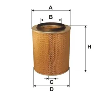 Фільтр повітря - фільтруючий елемент (x295) WIX FILTERS 93351E