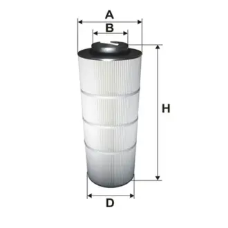 Air filter. Фильтр воздушный WIX FILTERS 93363E