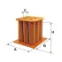 Air filter, cell. Фильтр воздушный, ячеистый WIX FILTERS 93368E (фото 1)