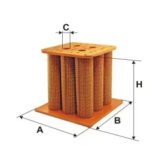 Air filter, cell. Фильтр воздушный, ячеистый WIX FILTERS 93368E