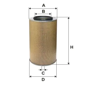 Фильтр воздушный, основной. Фільтр повітряний, первинний. Air filter, primary WIX FILTERS 93369E