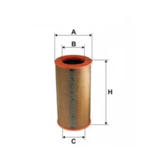 Air filter, primary. Фильтр воздушный, основной WIX FILTERS 93376E