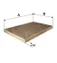Фільтр салону WIX FILTERS 93507E (фото 1)