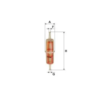 Фильтр топливный, проточный. Фільтр паливний, проточний. Fuel filter, In-line WIX FILTERS 95106E