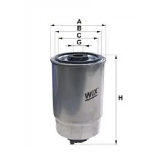 Fuel filter, Spin-On. Фильтр топливный, накручиваемый WIX FILTERS 95138E