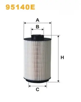 Fuel filter, cartridge. Фильтр топливный, вставка WIX FILTERS 95140E