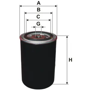Fuel filter, Spin-On. Фильтр топливный, накручиваемый WIX FILTERS 95146E