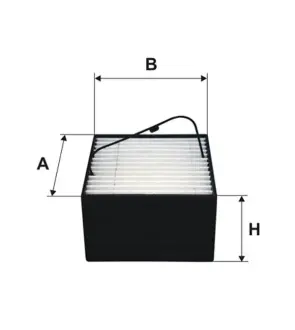 Fuel filter, water separator, element. Фильтр топливный сепаратор, элемент WIX FILTERS 95148E