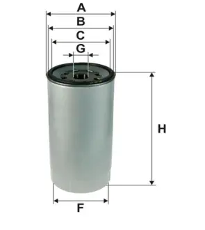 Fuel filter, water separator, Spin-On. Фильтр топливный сепаратор, накручиваемый WIX FILTERS 95151E