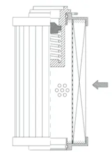 Hydraulic filter, cartridge. Фильтр гидравлический, вставка WIX FILTERS R18C10CB