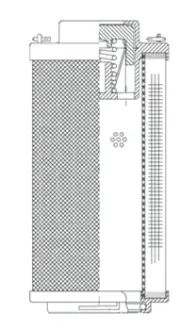 Hydraulic filter, cartridge. Фильтр гидравлический, вставка WIX FILTERS R84E10GV