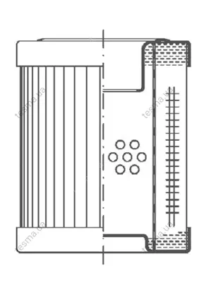 Hydraulic filter, cartridge. Фильтр гидравлический, вставка WIX FILTERS W01AG496 (фото 1)