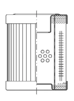 Hydraulic filter, cartridge. Фильтр гидравлический, вставка WIX FILTERS W01AG496
