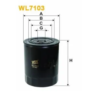 Фільтр масляний WIX FILTERS WL7103