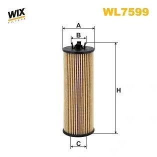 Фильтр масляный WIX FILTERS WL7599
