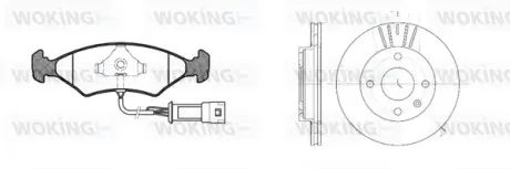 Автозапчасть WOKING 8019302