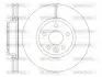 Диск гальмівний передній (кратно 2) (вир-во Remsa) Ford Mondeo IV Galaxy S-max 07> / RR Evogue, Discovery sport (D61019.10) WOKING D6101910 (фото 1)