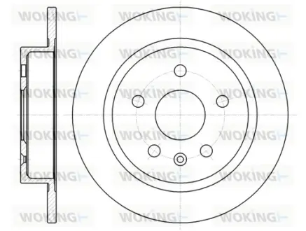 Гальмівний диск задн. Malibu/Regal/Insignia/Insignia/Malibu/9-5 08- WOKING D6127900