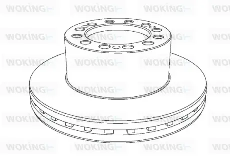 Гальмівний диск Woking WOKING NSA1109.20