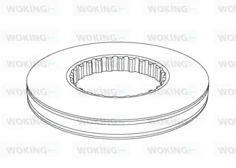 Гальмівний диск Woking WOKING NSA1146.10