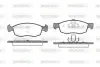 Колодки гальмівні диск. перед. (вир-во Remsa) Fiat Doblo I ATE ver. (P0723.30) WOKING P072330 (фото 1)