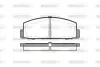 Колодки гальмівні диск. задн. (вир-во Remsa) Mazda 6 1.8 02-08,Mazda 6 1.8 07-,Mazda 6 1.8 08- (P0793.30) WOKING P079330 (фото 1)