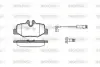 Колодки гальмівні диск. задн. (вир-во Remsa) MB Vito 639 Bosch ver. (P10103.02) WOKING P1010302 (фото 1)