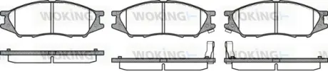 Гальмівна колодка дискова Woking WOKING P10233.02
