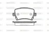 Гальмівні колодки зад. Caddy III/Golf V/Audi A4 03- (Girling) WOKING P1131300 (фото 1)